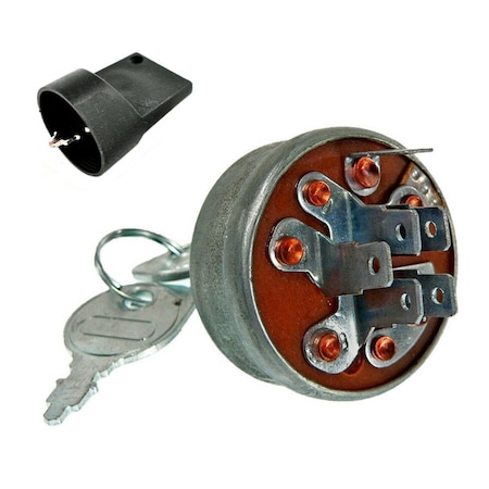 Aic Replacement Parts Ignition Switch w/ BELL KEY UPGRADE Fits Wright Stander 52420008, 20420002 33-399-KEY